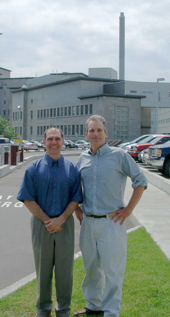 Michel Labrecque and John Curington in Quebec - 2004