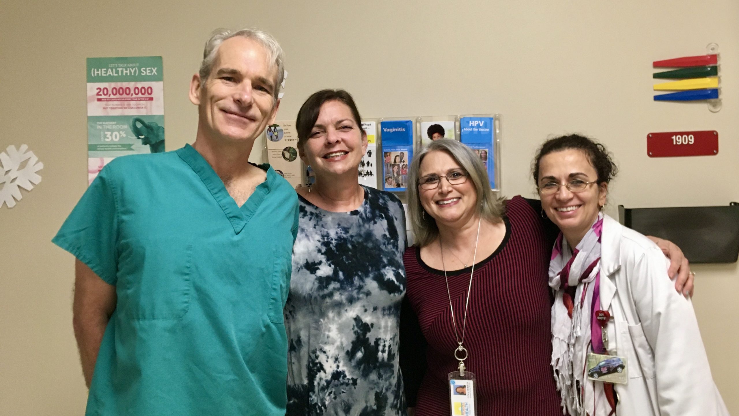 John Kristin Gina Radostina in Pinellas County Health Department