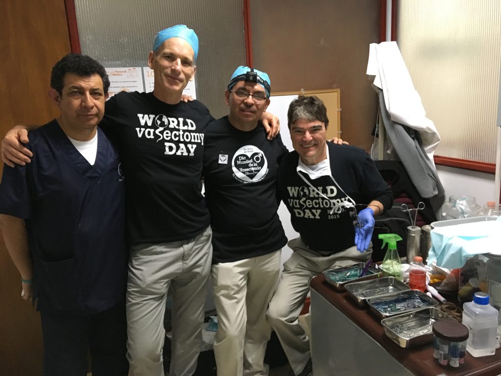 Juan José Hernández Garduño MD and John Curington MD and José Antonio Castro Garduño MD and Doug Stein MD in Mexico