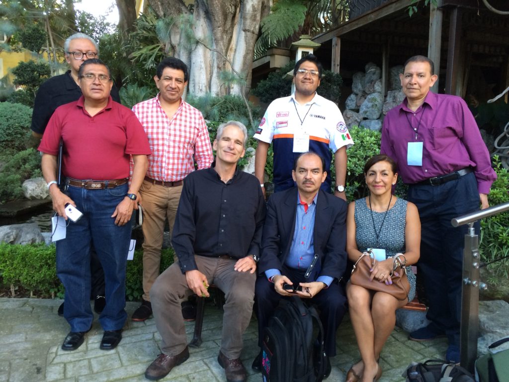 John Curington MD with Mexican physicians at vasectomy conference in Mexico