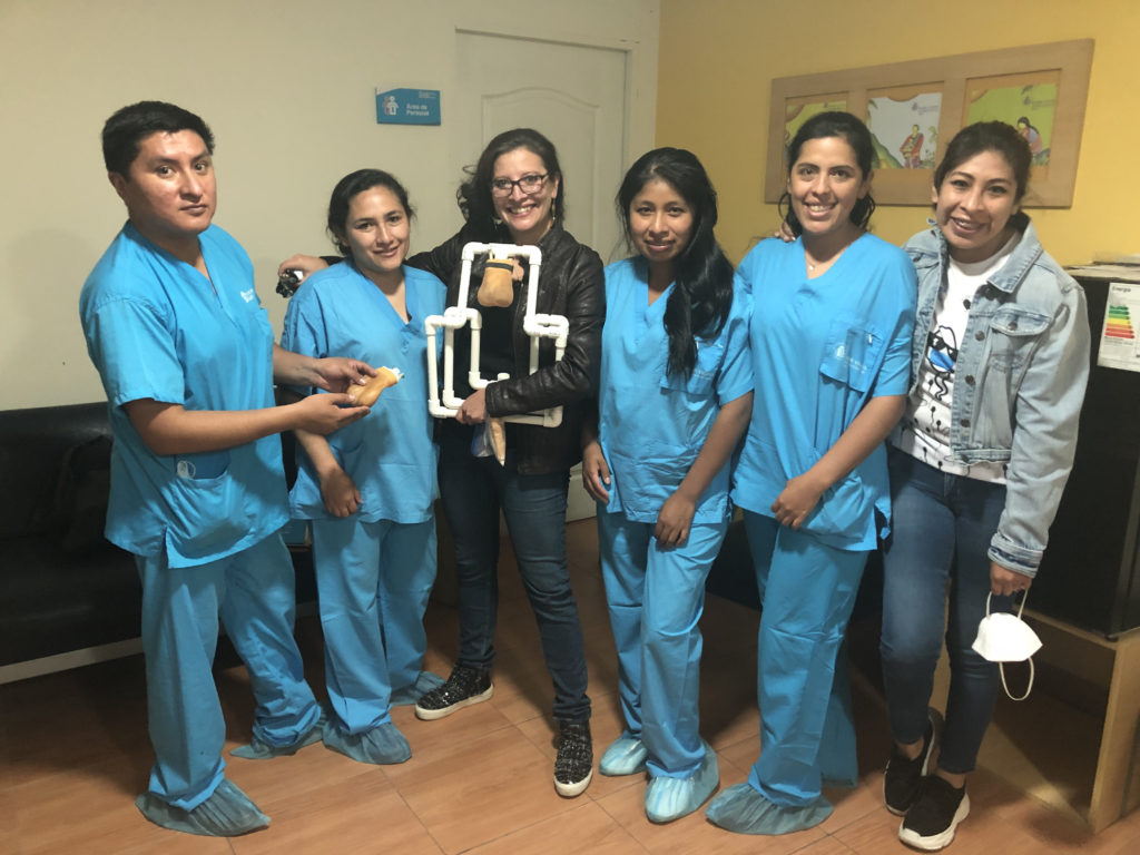 Dr. Luis Pocoma, Dr.Claudia Marisol Huaygua Pacheco, Ana Cecilia Velasquez Rossi, Dr. Belen Bautista, Dr. Massiel Lima Gorena, Dr. Silvia Velasco Parihuana, in Marie Stopes Clinic in La Paz, Bolivia